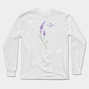 lavender. Long Sleeve T-Shirt